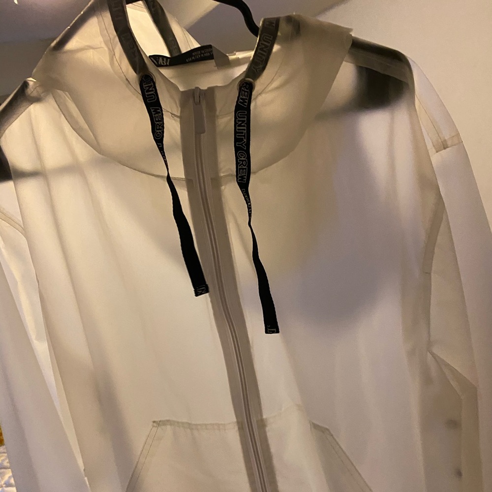 Clear Zara jacket size M